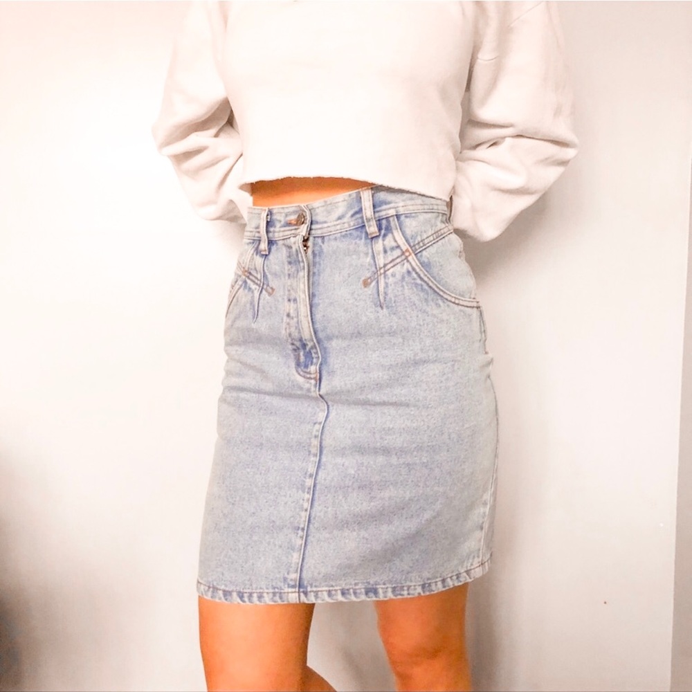 Mom Jean skirt